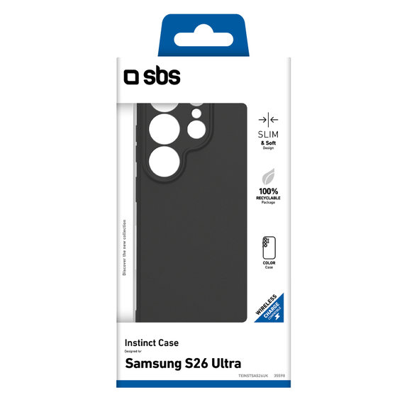 Θήκες Instinct για Samsung Galaxy S26 Ultra, Μαύρο, Black, SBS