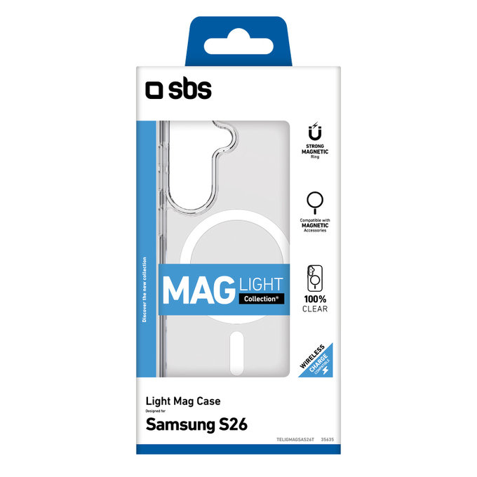Θήκη Light Bag για Samsung Galaxy S26, διαφανής, Transparent, SBS