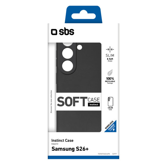 Θήκες Instinct για Samsung Galaxy S26+, Μαύρο, Black, SBS