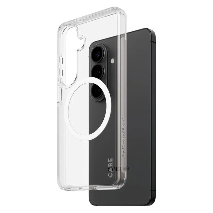 Θήκη Urban Explorer με λευκό QI για Samsung Galaxy S26, Διάφανο, PanzerGlass