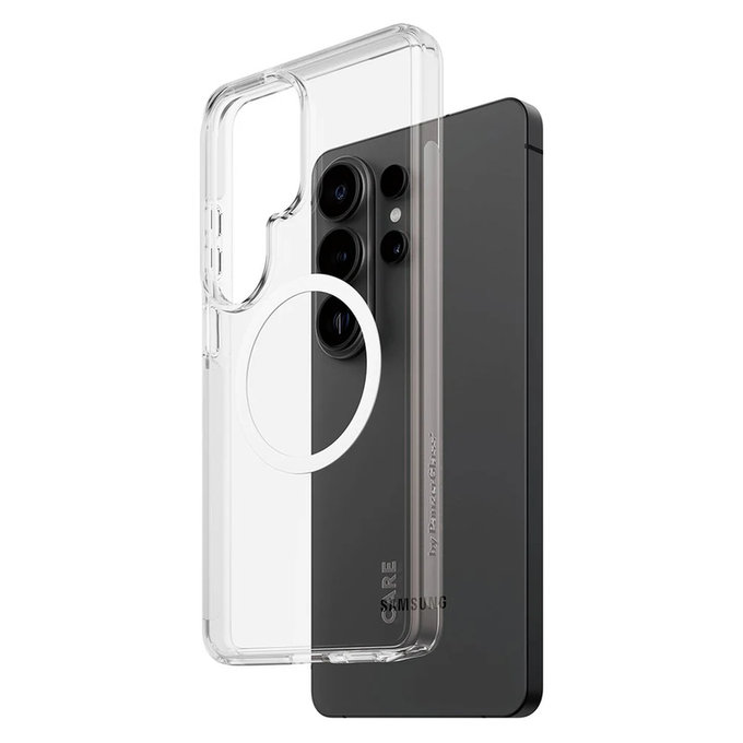 Θήκη Urban Explorer με λευκό QI για Samsung Galaxy S26 Ultra, Διάφανο, PanzerGlass