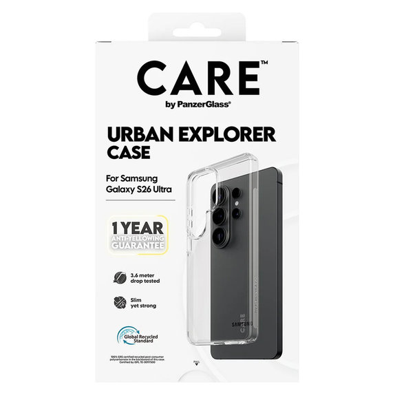 Θήκη Urban Explorer για Samsung Galaxy S26 Ultra, Transaparentná, PanzerGlass