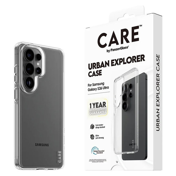 Θήκη Urban Explorer για Samsung Galaxy S26 Ultra, Transaparentná, PanzerGlass