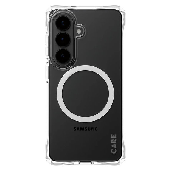 Θήκη Samba με λευκό QI για Samsung Galaxy S26, Διάφανο, PanzerGlass