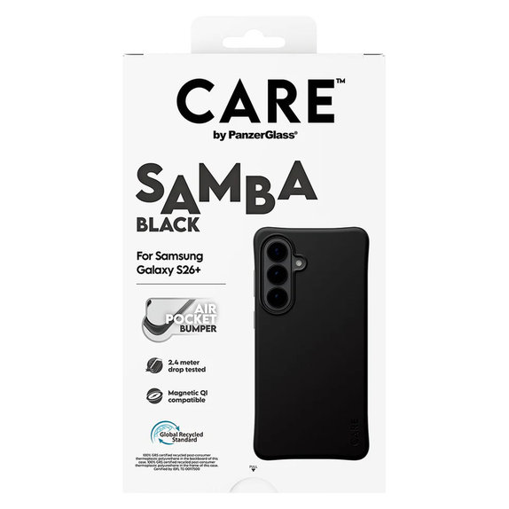 Θήκη Samba με QI για Samsung Galaxy S26+, Μαύρο, PanzerGlass