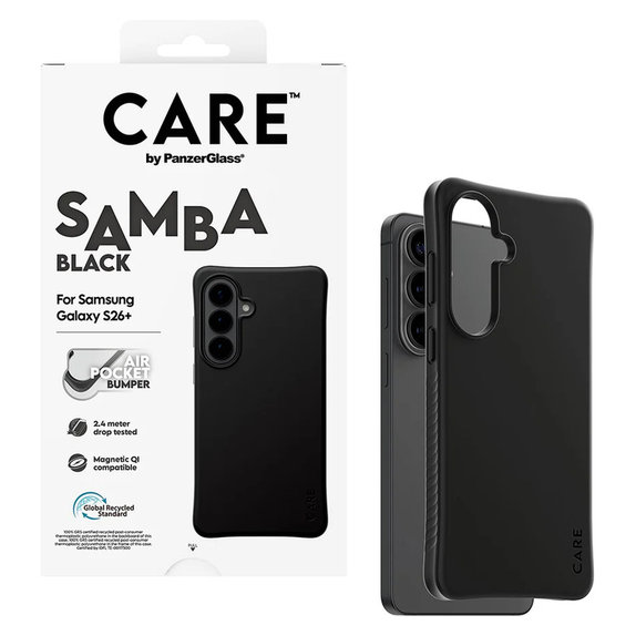 Θήκη Samba με QI για Samsung Galaxy S26+, Μαύρο, PanzerGlass
