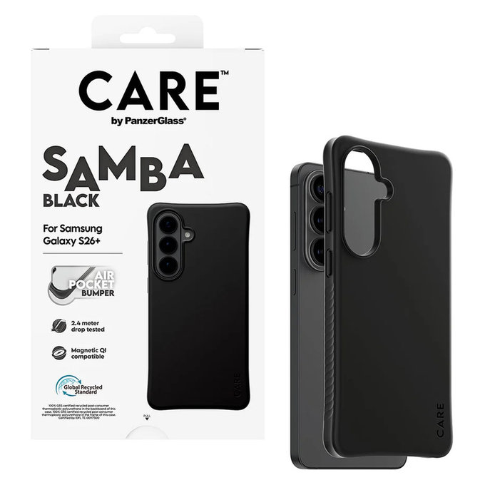 Θήκη Samba με QI για Samsung Galaxy S26+, Μαύρο, PanzerGlass