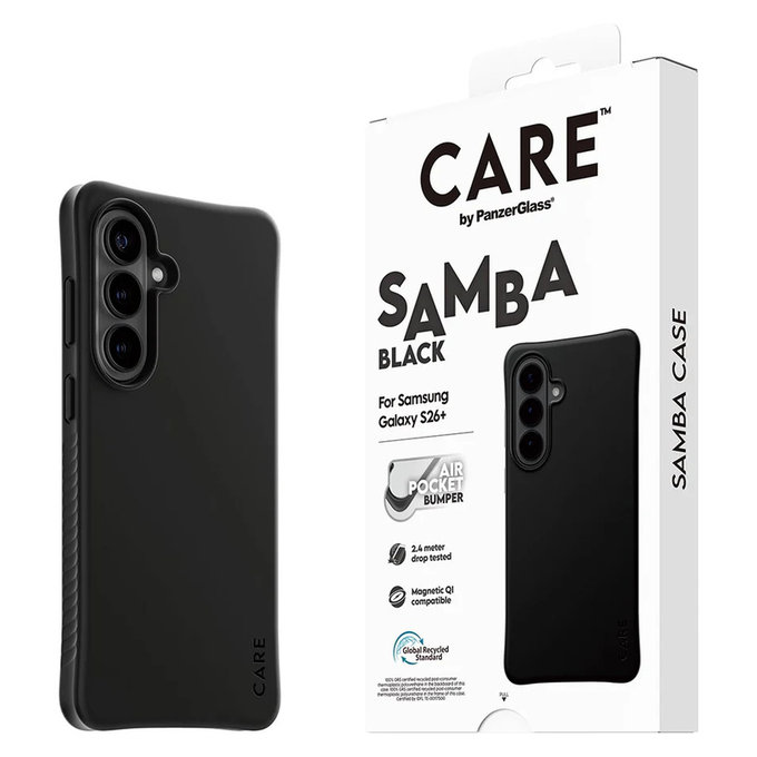 Θήκη Samba με QI για Samsung Galaxy S26+, Μαύρο, PanzerGlass