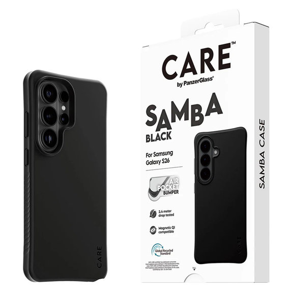 Θήκη Samba με QI για Samsung Galaxy S26 Ultra, Μαύρο, PanzerGlass