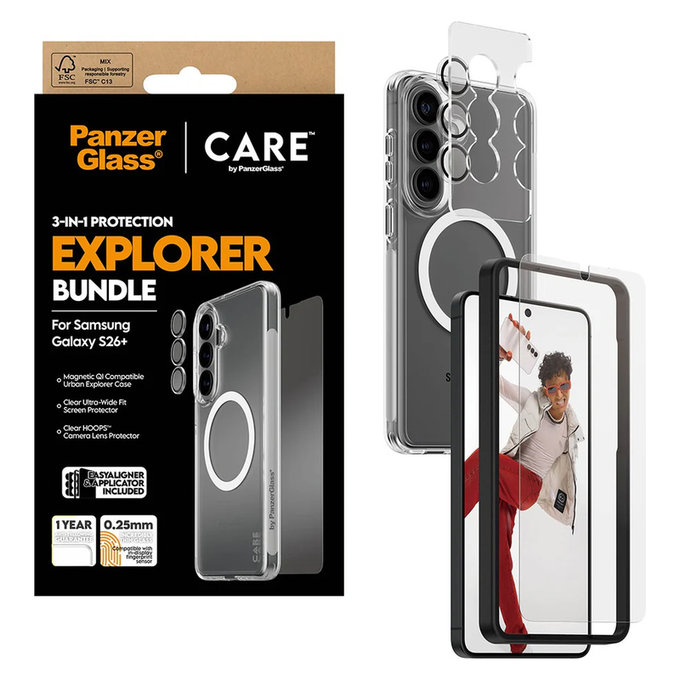 Bundle Explorer 3 σε 1 για Samsung Galaxy S26+, PanzerGlass