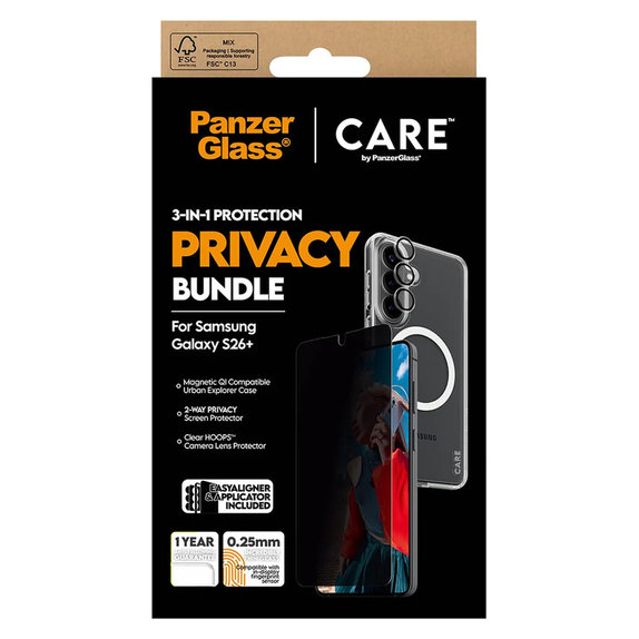 Bundle Privacy 3 σε 1 για Samsung Galaxy S26+, PanzerGlass