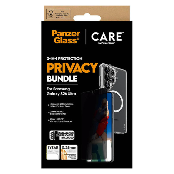 Bundle Privacy 3 σε 1 για Samsung Galaxy S26 Ultra, PanzerGlass