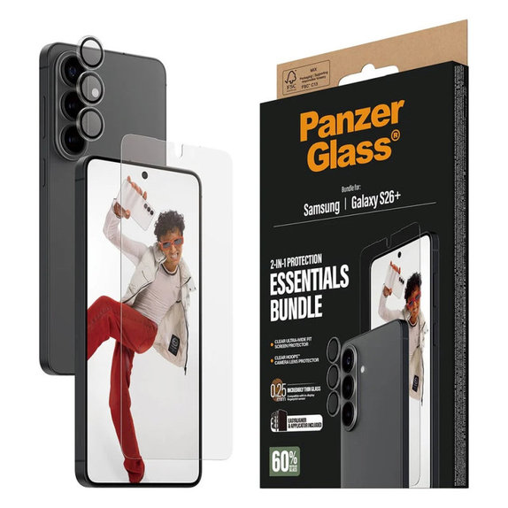 Bundle Essentials 2 σε 1 για Samsung S26+, PanzerGlass