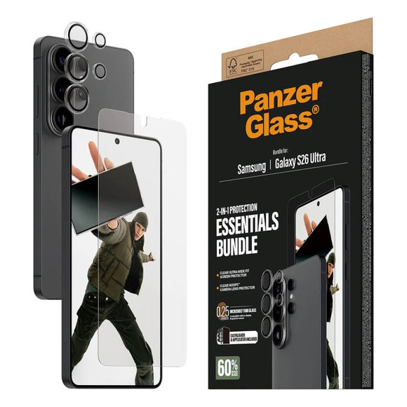 Bundle Essentials 2 σε 1 για Samsung S26 Ultra, PanzerGlass