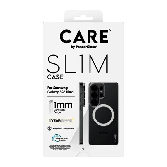 Puzdro SL1M Θήκη SL1M για Samsung Galaxy S26 Ultra, Transparent, PanzerGlass
