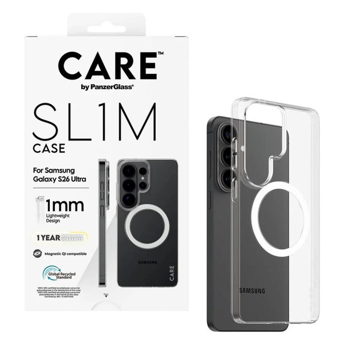 Puzdro SL1M Θήκη SL1M για Samsung Galaxy S26 Ultra, Transparent, PanzerGlass