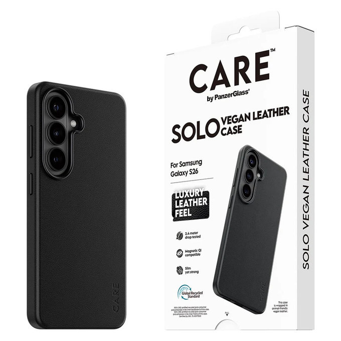 Θήκη Solo για Samsung Galaxy S26, Μαύρο, PanzerGlass