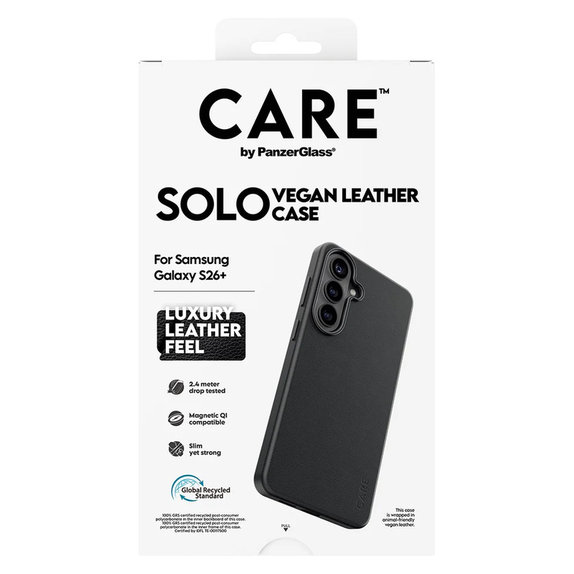 Θήκη Solo για Samsung Galaxy S26+, Μαύρο, PanzerGlass