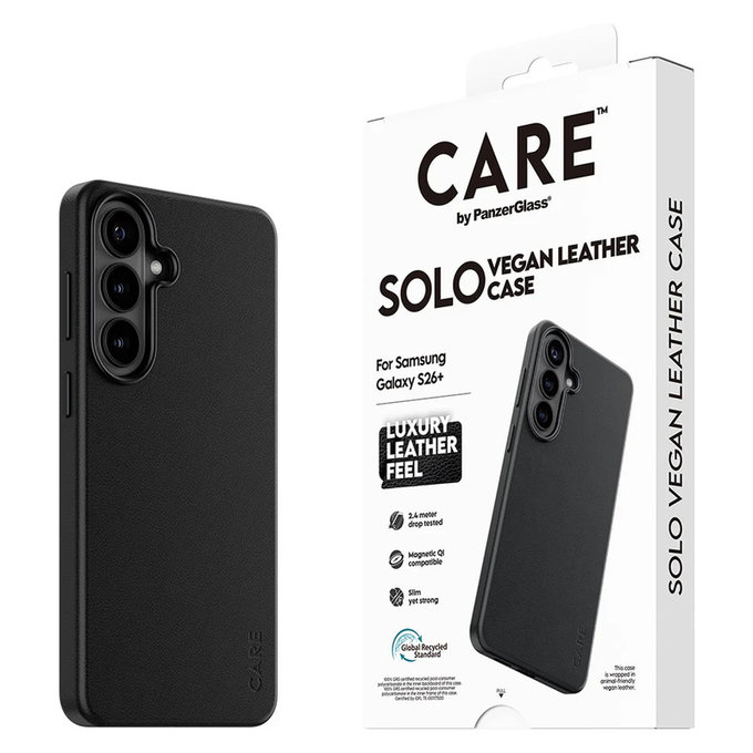 Θήκη Solo για Samsung Galaxy S26+, Μαύρο, PanzerGlass