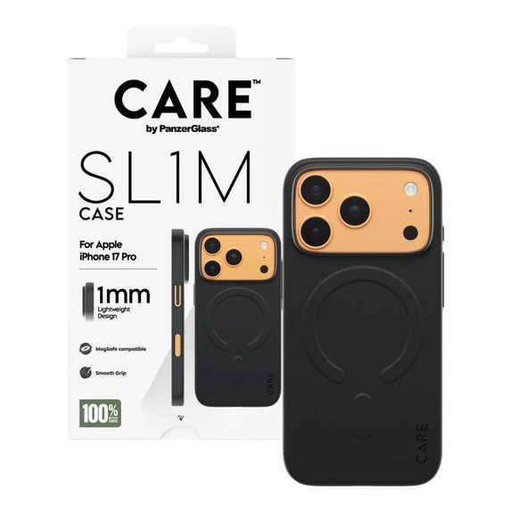 Θήκη SL1M για iPhone 17 Pro, Μαύρο, PanzerGlass