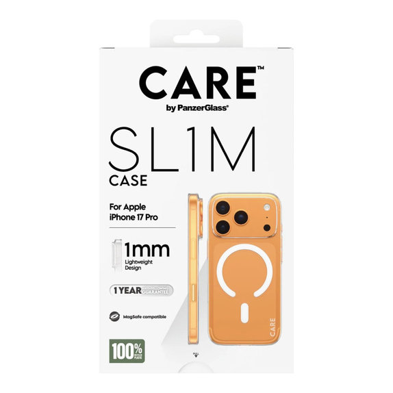 Θήκη SL1M για iPhone 17 Pro, Διαφανές, CARE