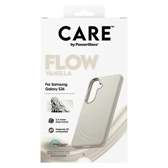 Θήκη FLOW με QI για Samsung Galaxy S26, Vanilla, PanzerGlass