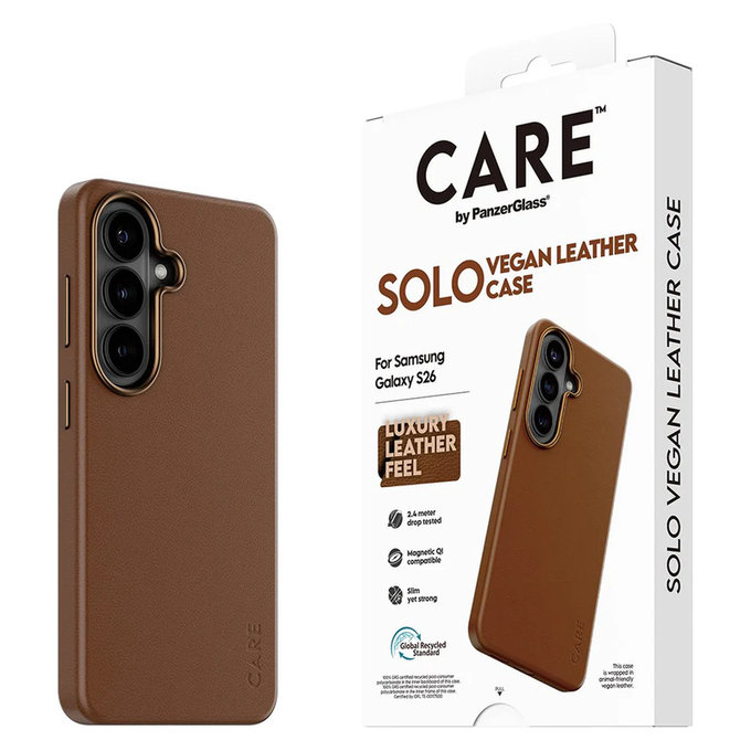 Θήκη Solo για Samsung Galaxy S26, Hnedé, PanzerGlass