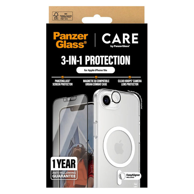Bundle 3 σε 1 για iPhone 17e/16e, PanzerGlass