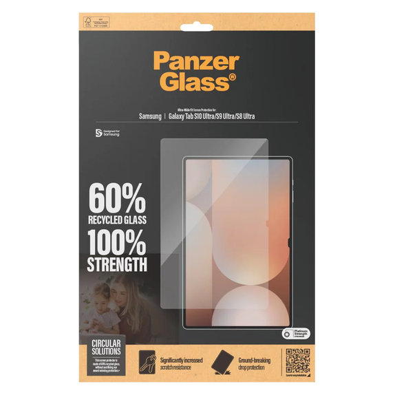 Σκληρυμένο γυαλί UWF για Samsung Galaxy Tab S8 Ultra/S9 Ultra/S10 Ultra, Διάφανο, PanzerGlass