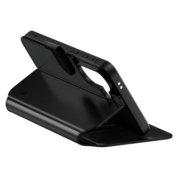 Θήκη Wallet Kickstand για Samsung Galaxy A57, Μαύρο, PanzerGlass