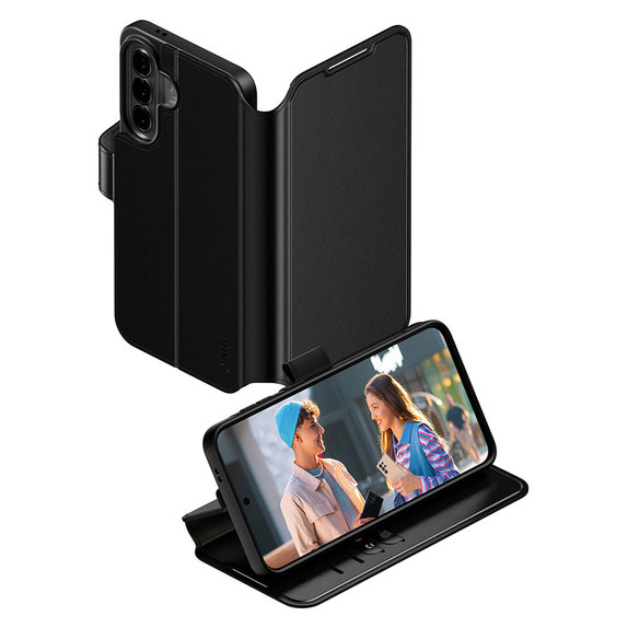 Θήκη Wallet Kickstand για Samsung Galaxy A57, Μαύρο, PanzerGlass