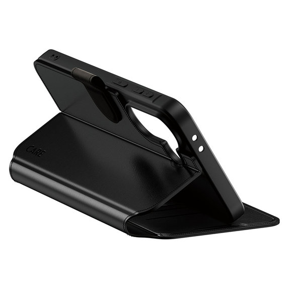 Θήκη Wallet Kickstand για Samsung Galaxy A37, Μαύρο, PanzerGlass