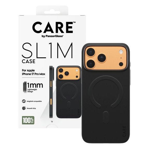 Θήκη SL1M για iPhone 17 Pro Max, Μαύρο, PanzerGlass