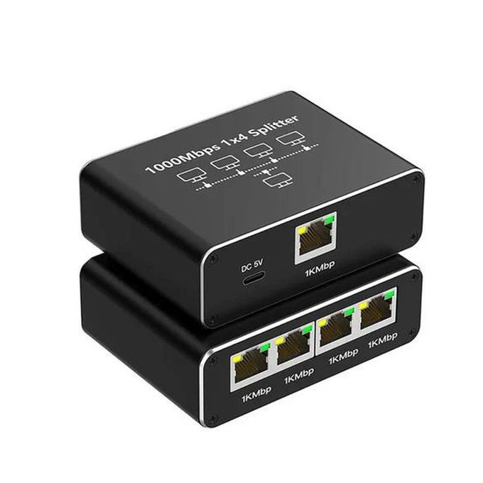 Gigabit Ethernet switch 4 θυρών, RJ45, 1000 Mbps