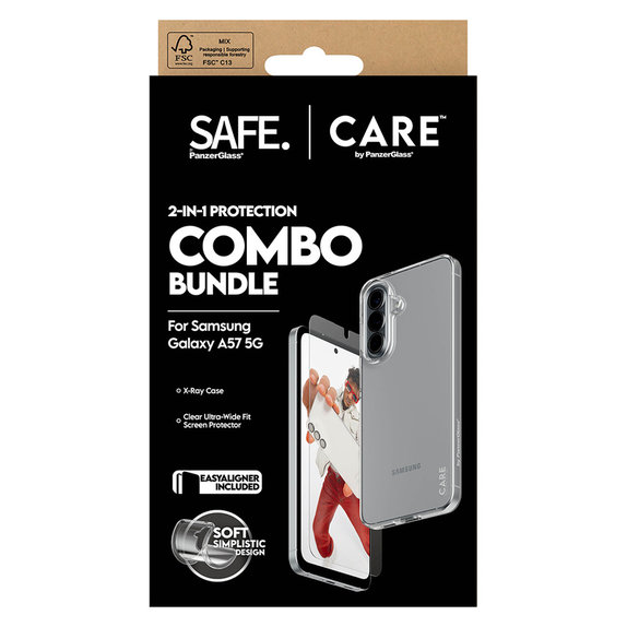 Bundle 2 σε 1 για Samsung Galaxy A57, PanzerGlass