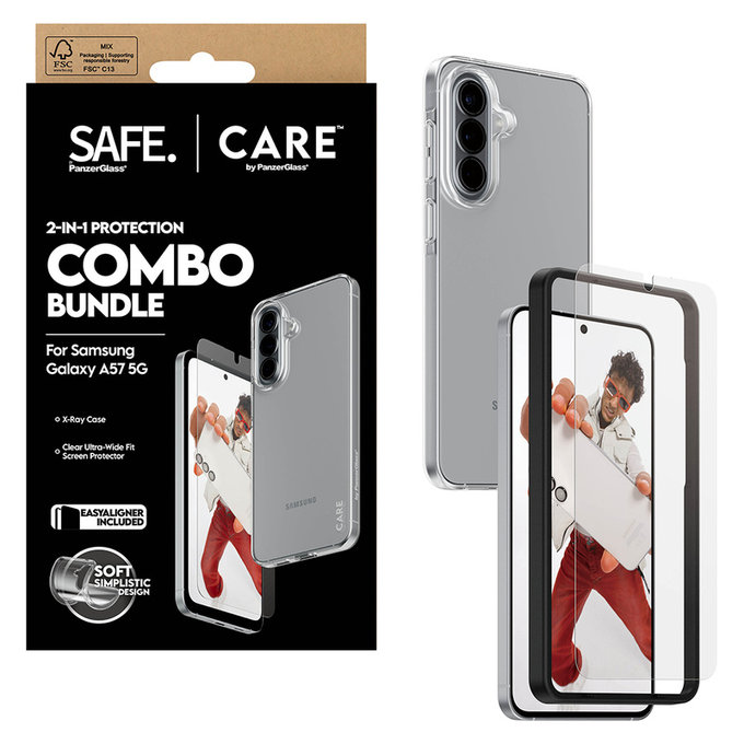 Bundle 2 σε 1 για Samsung Galaxy A57, PanzerGlass