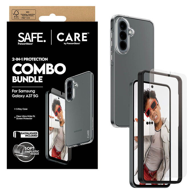 Bundle 2 σε 1 για Samsung Galaxy A37, PanzerGlass