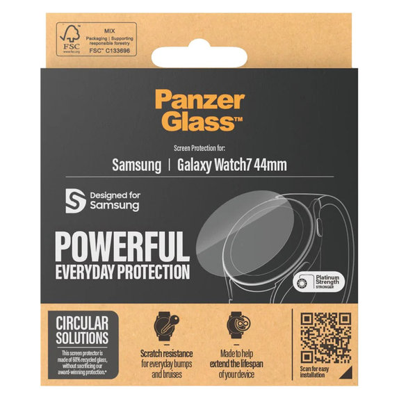 Σκληρυμένο γυαλί UWF για Samsung Galaxy Watch7 44 mm, Διάφανο, PanzerGlass