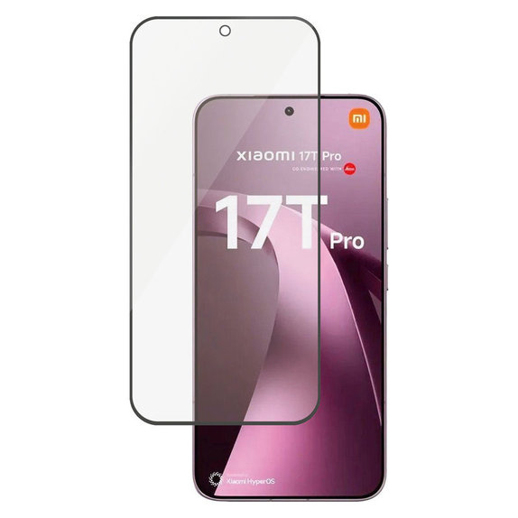 Σκληρυμένο γυαλί UWF για Xiaomi 17T Pro, Μαύρο, PanzerGlass
