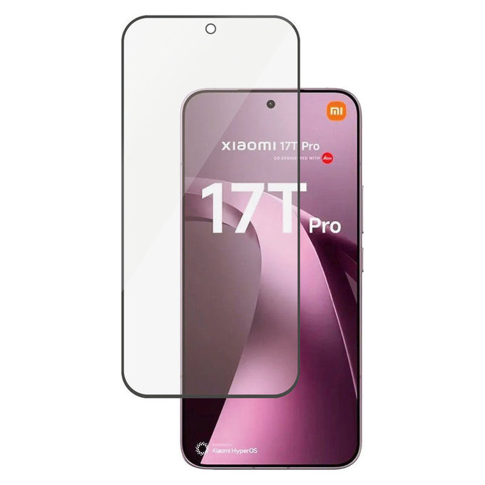 Σκληρυμένο γυαλί UWF για Xiaomi 17T Pro, Μαύρο, PanzerGlass