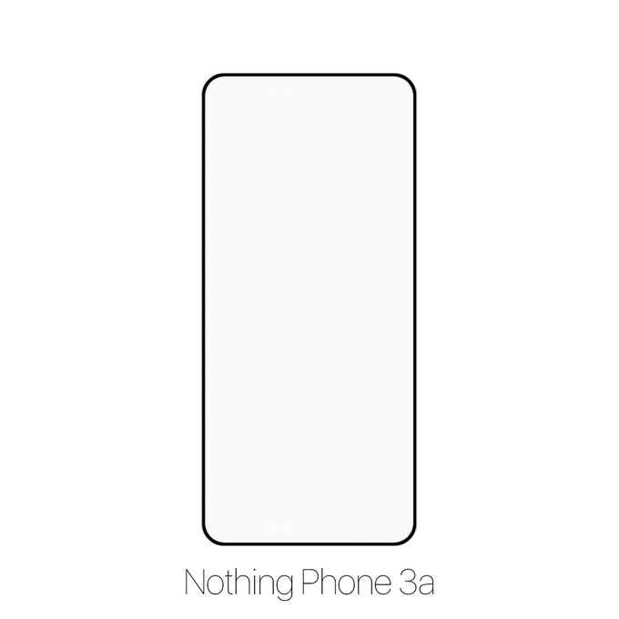 Προστατευτικό Γυαλί FullCover για Nothing Phone (3a), FixPremium