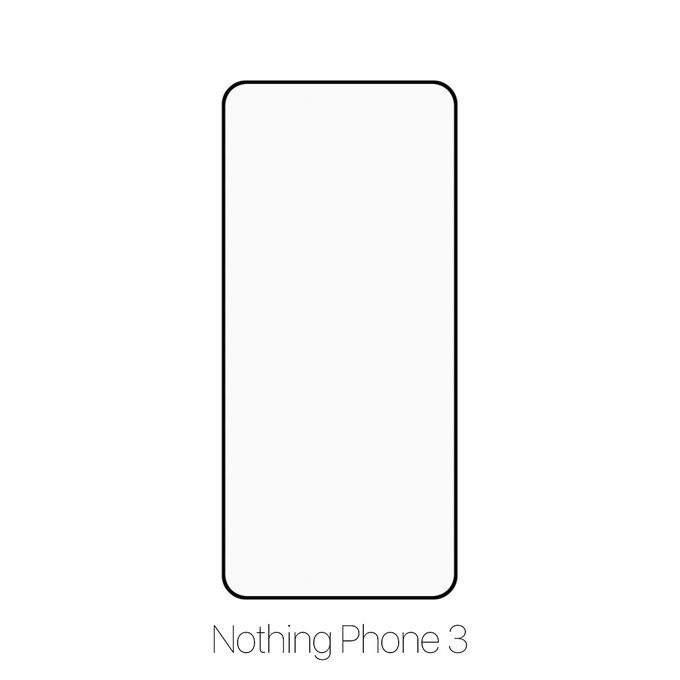 Προστατευτικό Γυαλί FullCover για Nothing Phone 3, FixPremium