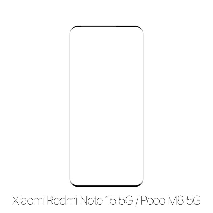 Προστατευτικό Γυαλί FullCover για Xiaomi Redmi Note 15 5G, Poco M8 5G, FixPremium