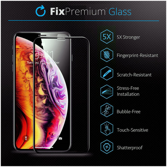 Προστατευτικό Γυαλί FullCover για Xiaomi Redmi Note 15 Pro 4G, FixPremium