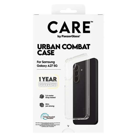 Θήκη Urban Combat για Samsung Galaxy A27, Διάφανο, PanzerGlass