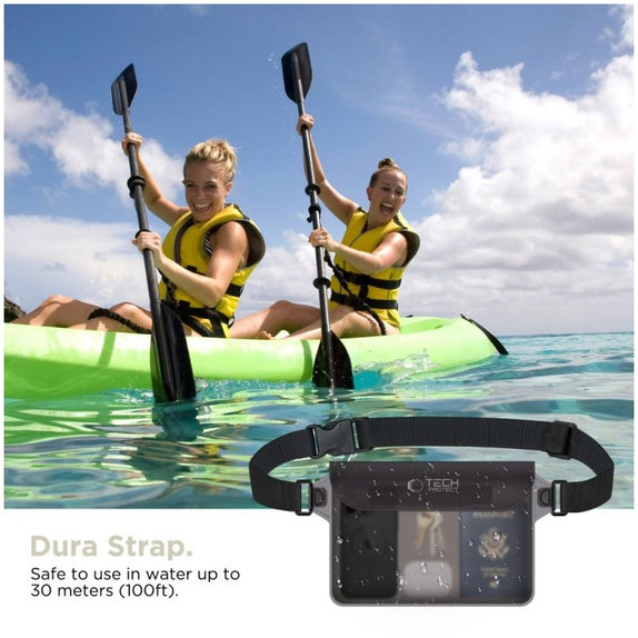 Αδιάβροχη θήκη UWP10 10 Inch, μαύρη/διάφανη, Tech-Protect