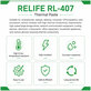 Θερμική πάστα σιλικόνης Relife RL-407, 6 W/mK, 20g, μπλε