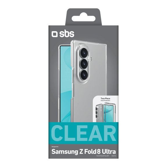 Θήκη Crystal για Samsung Galaxy Z Fold8 Ultra, Διάφανο, SBS