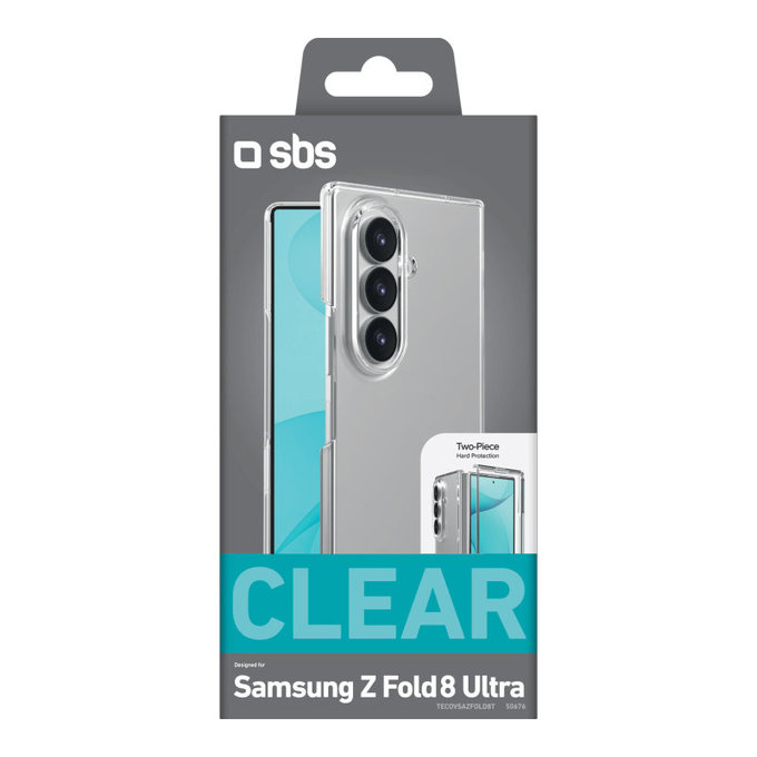 Θήκη Crystal για Samsung Galaxy Z Fold8 Ultra, Διάφανο, SBS