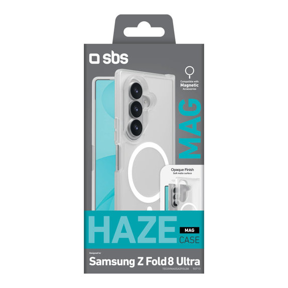 Θήκη Haze Mag για Samsung Galaxy Z Fold8 Ultra, Διάφανο, SBS